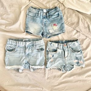 Toddler girl jean shorts